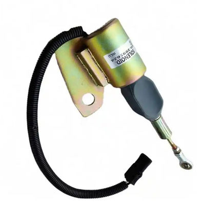 NEW 24V STOP SOLENOID VALVE 3864274 DIESEL FUEL PUMP SHUT OFF SOLENOID VALVE FOR CUMMINS CATERPILLAR EXCAVATOR E70B